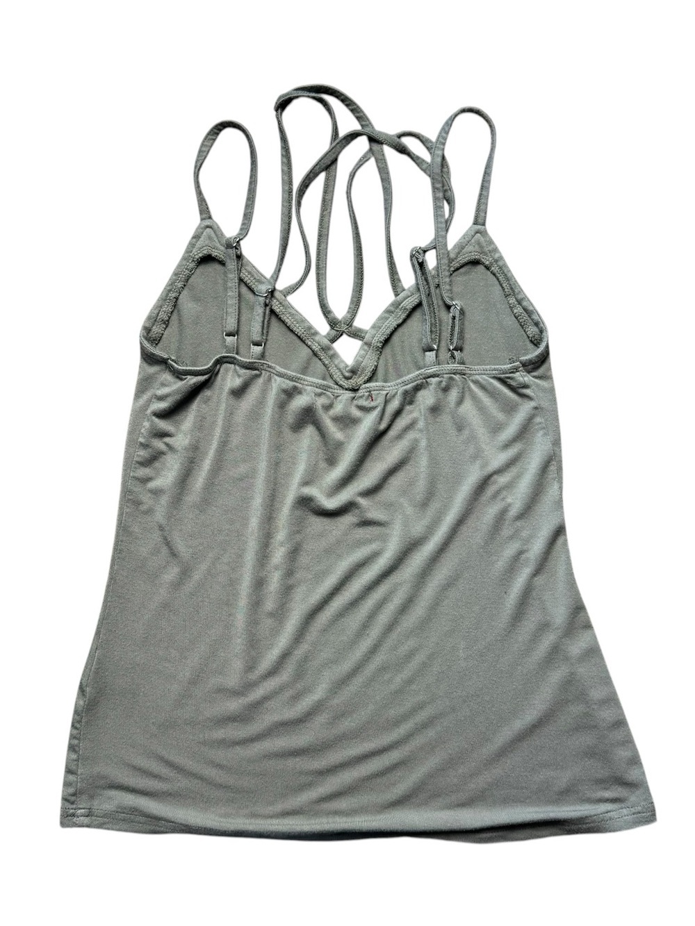 Red by BKE Light Green Strappy V-Neck Camisole Size S - Rhinestone Chest - Picture 2 of 5